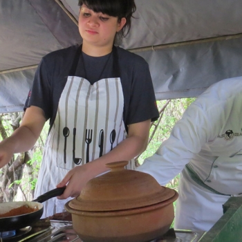 Making Chicken Curry in the Wilderness