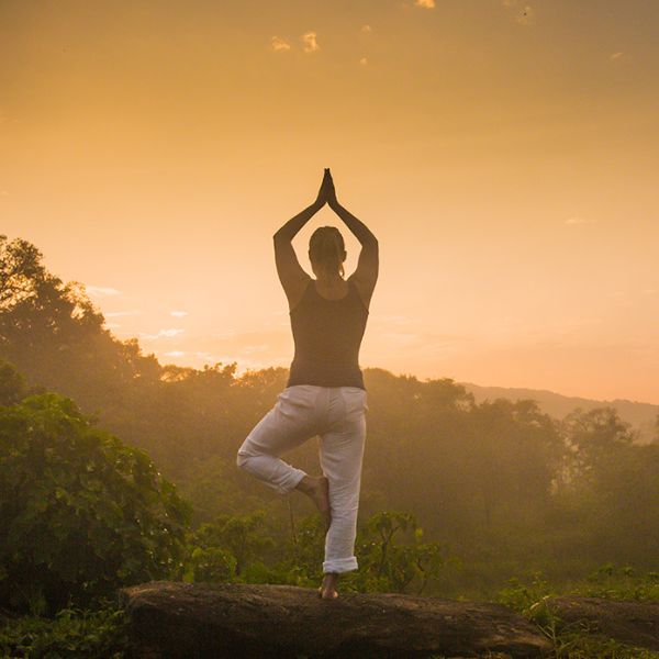 yoga at Ahaspokuna